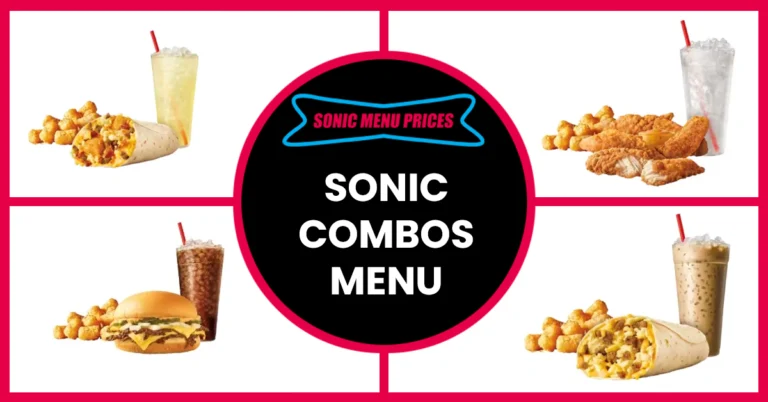 Sonic Combos Menu Prices