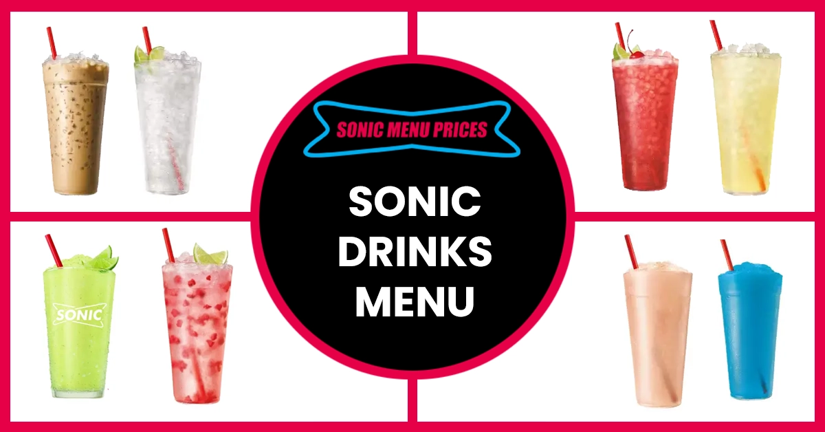 Sonic Drinks Menu