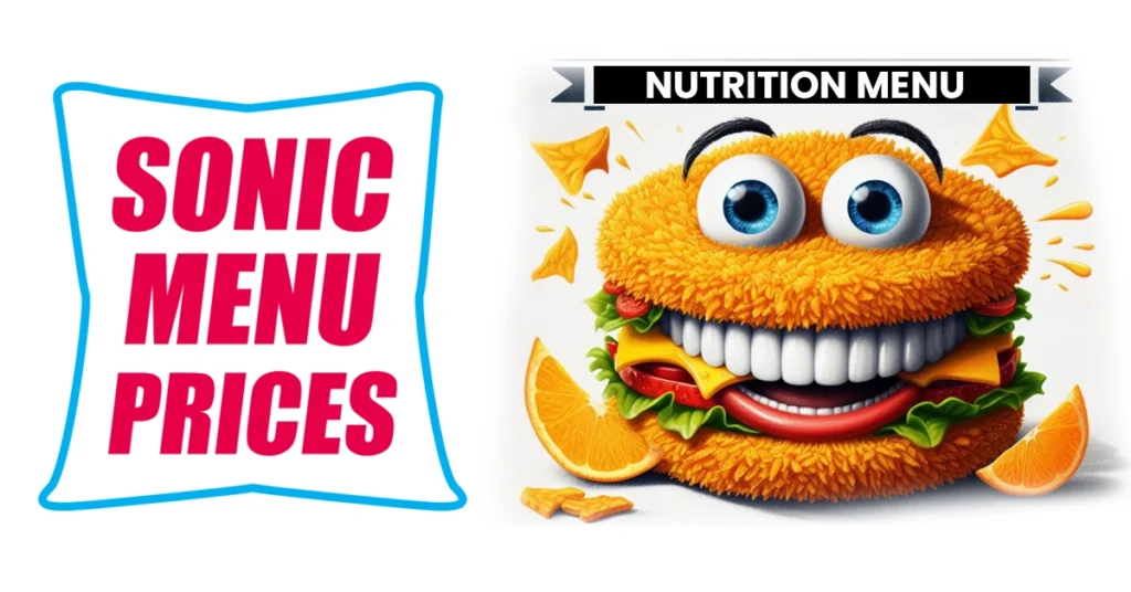 sonic nutrition menu