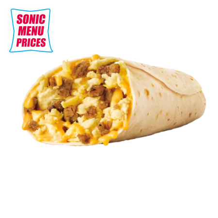 Jr. Sausage, Egg and Cheese Breakfast Burrito