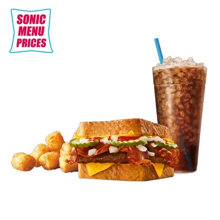 Cheesy Bacon Sonic Stack Combo