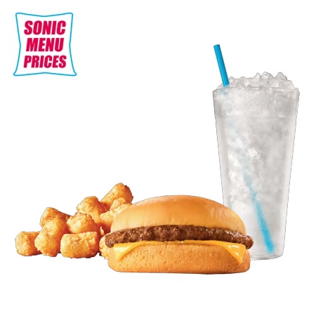 Plain SONIC Cheeseburger Combo