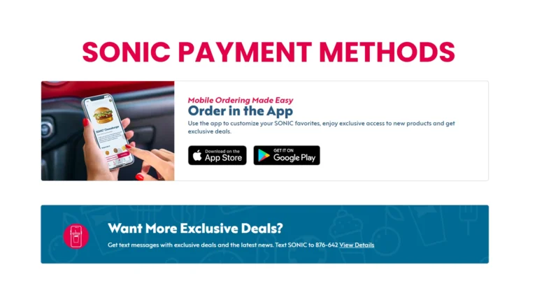 Sonic payment methods