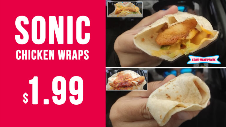 Sonic Chicken Wraps