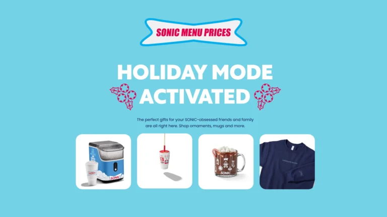 Sonic Holiday Gifts