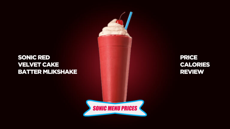 Red Velvet Cake Batter Milkshake at Sonic Drive-In