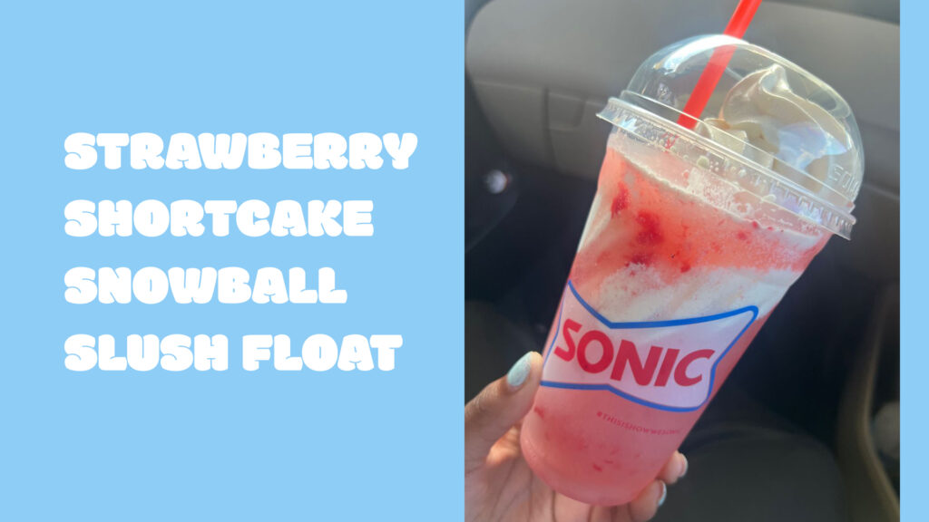 Strawberry Shortcake Snowball Slush Float